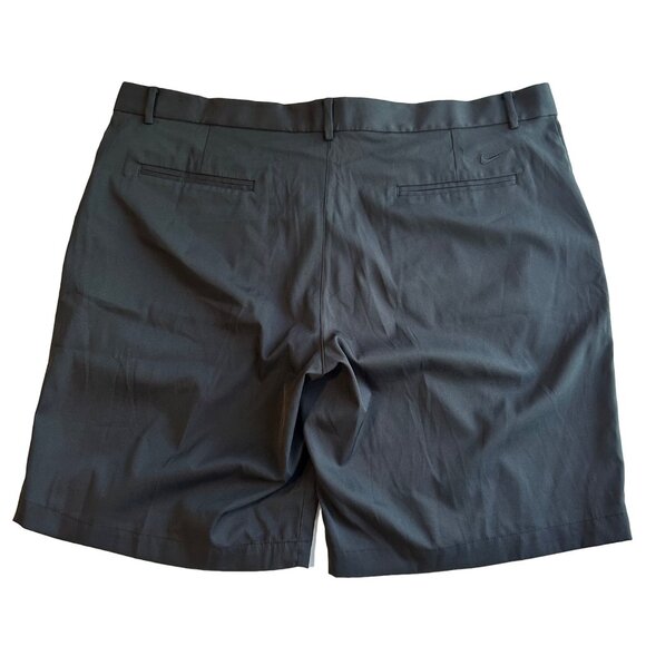Nike Golf Black Flat Front Chino Performance Shorts Pockets Mens 42 - Picture 11 of 12
